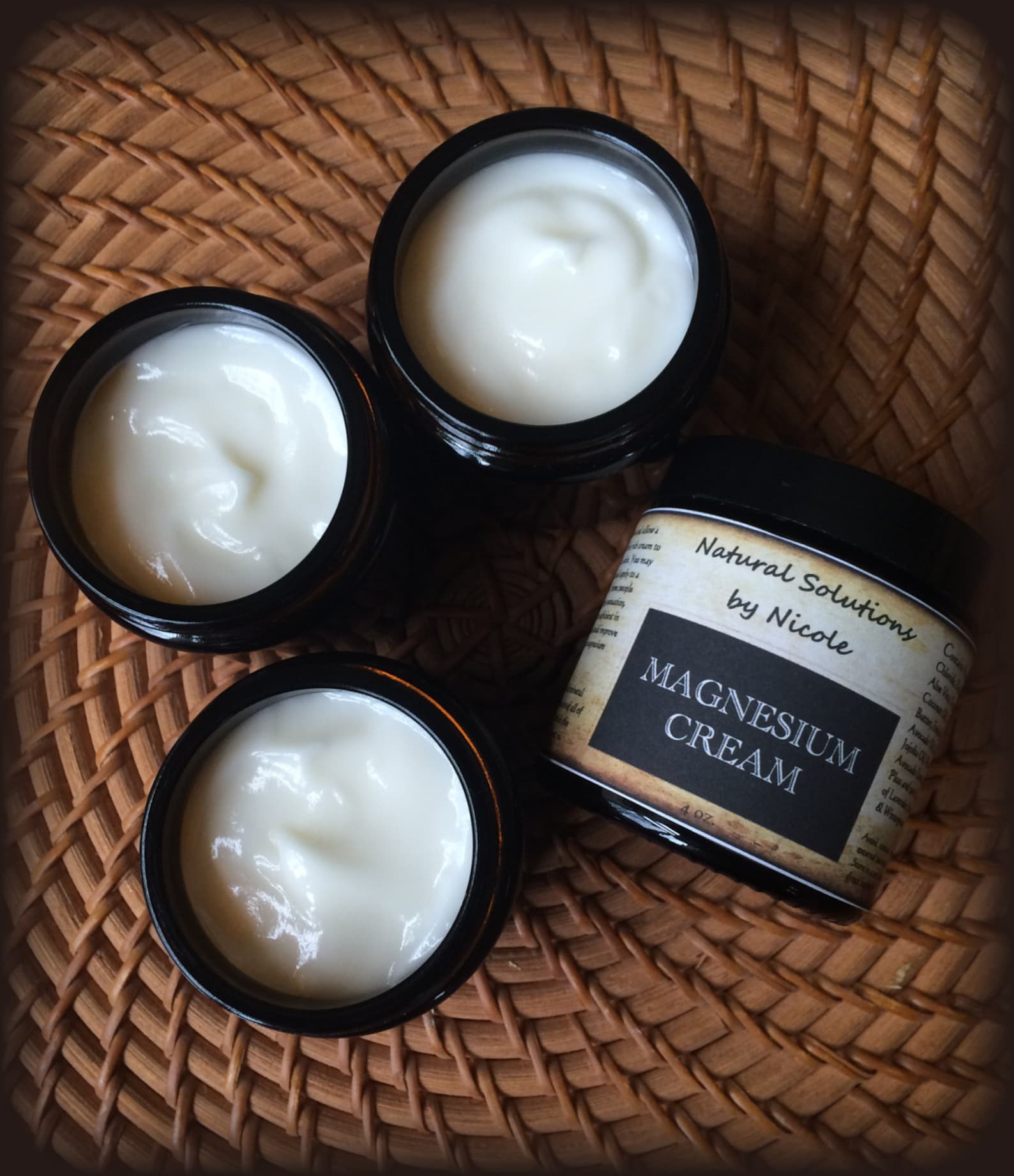 Magnesium Cream Infused With Arnica & Calendula Etsy