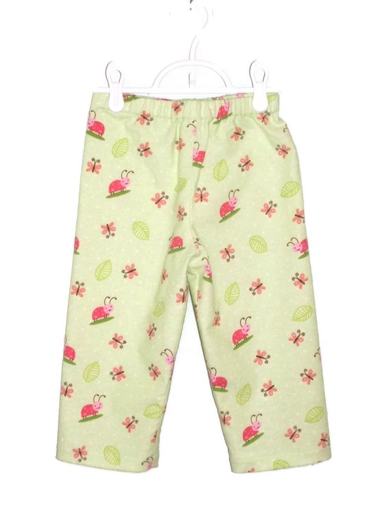 Girl/'s Flannel Pajamas Frog Print In Turquoise And Green On A White Background Size 4 Blue and Green Froggie Print