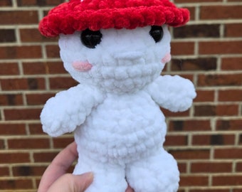 Fiona the Flower and Fergus the Fungus Sprite crochet pattern. PDF Digital Download only.