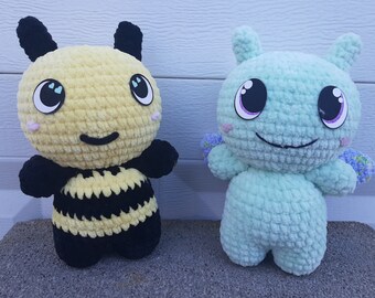 Buggy Buddies Bee and Butterfly Crochet Pattern *PDF ONLY*