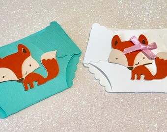Fox Theme Baby Shower Decorations Fox Banner Woodland Baby Etsy