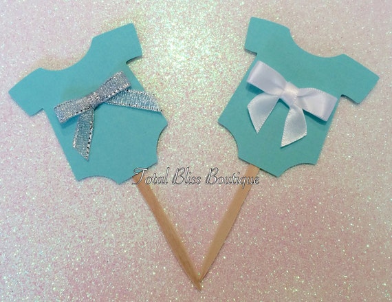 12 Breakfast At Tiffany S Cupcake Toppers Baby And Co Etsy