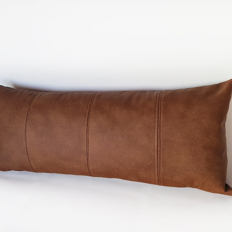 Brown Lumbar Pillow - Etsy