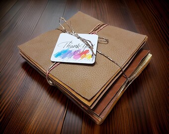 30 piezas de piel sintética de varios colores: corte las piezas para que se adapten a sus manualidades - Hojas de bricolaje