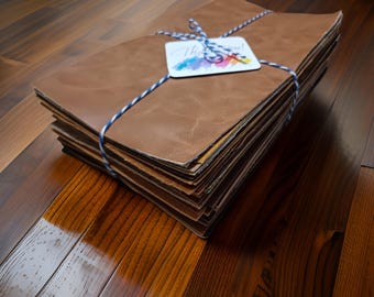 Faux Leather Pieces: Mixed Colors DIY Craft Sheets