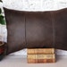 see more listings in the Faux Leather Pillow case section