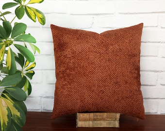 Terracotta fluwelen kussensloop: modern Scandinavisch decor