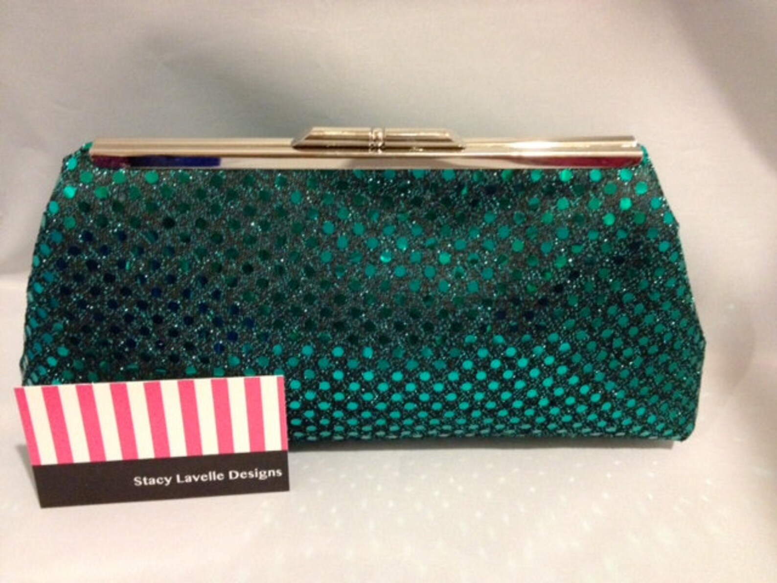 Emerald Green Disco Ball Sequin Clutch Purse With Etsy