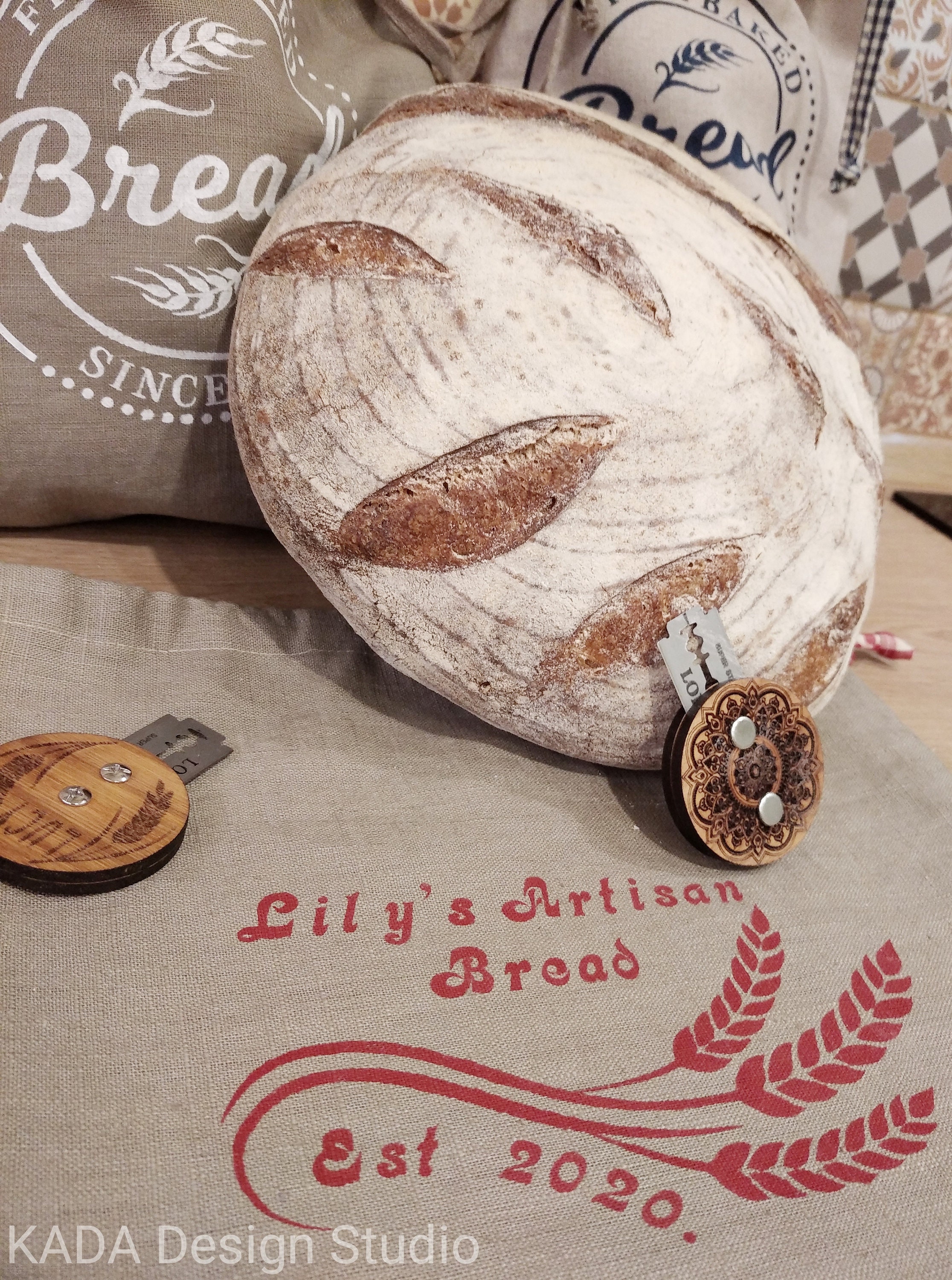  RillyRellow Premium Mini Bread Lame Decoration, Hand