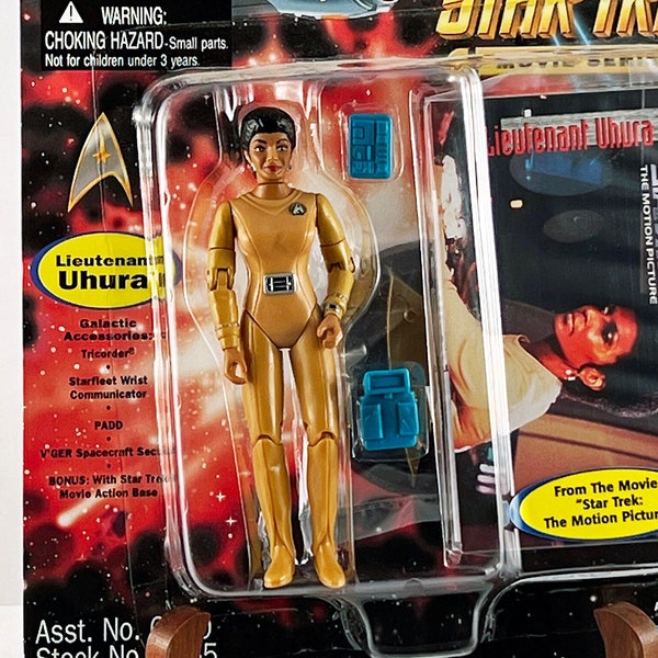 Lieutenant Uhura Star Trek Classic Collector Movie Series Figure With Starfleet Gear, 1995