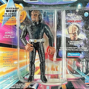 1992 Star Trek The Next Generation, Lieutenant Worg In Starfleet Rescue Outfit, NIB, Star Trek Collectible