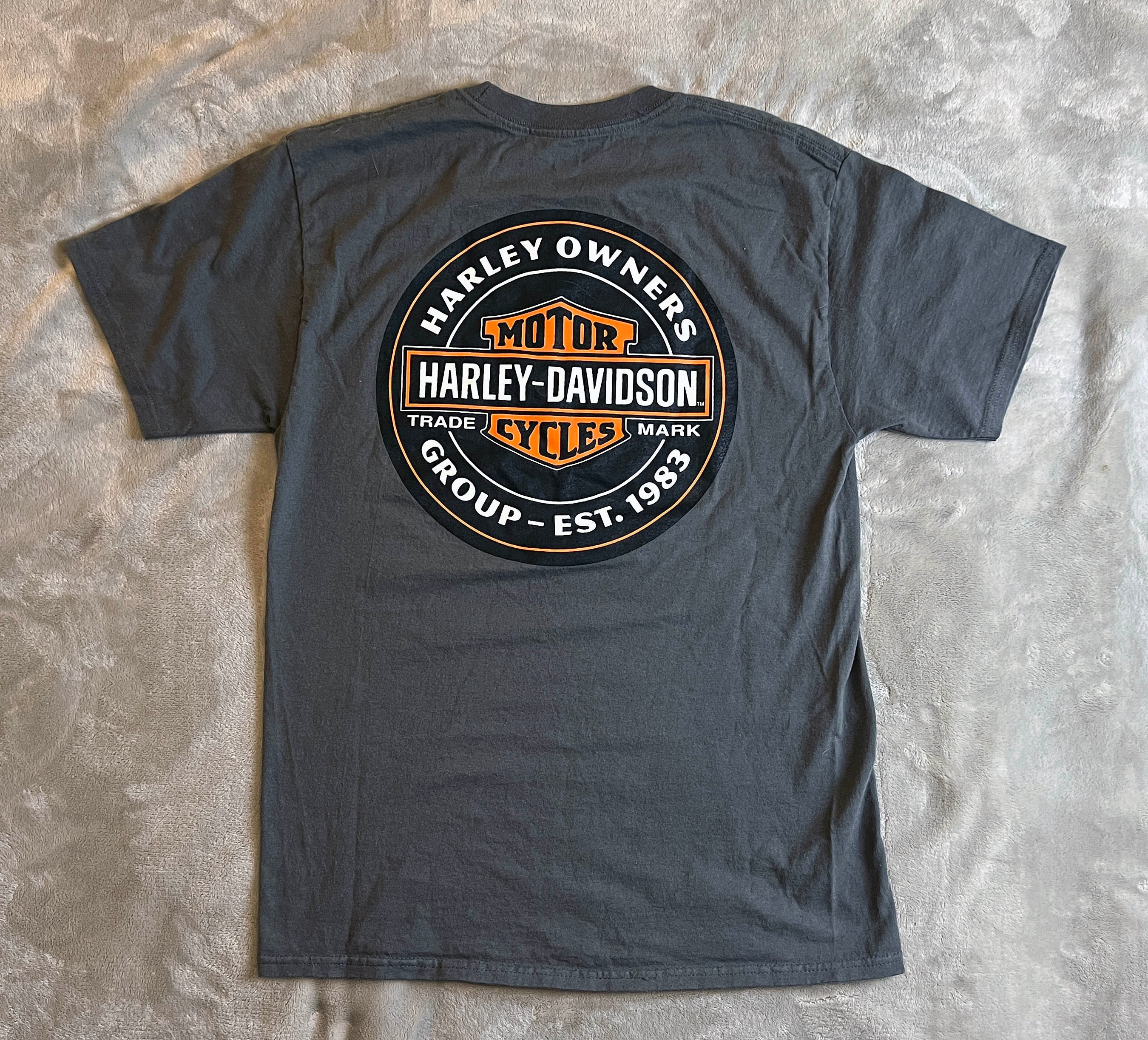 Vintage Harley Davidson Owners Group T-shirt – Men's Medium Hanes