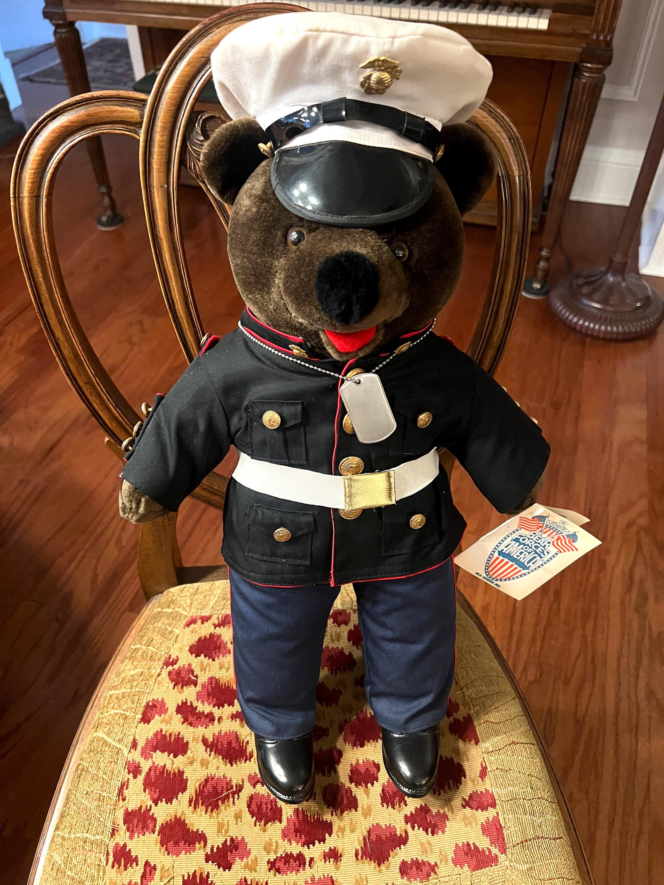 dress blues teddy bear Marine Corps by Bear Forces of America, About 22