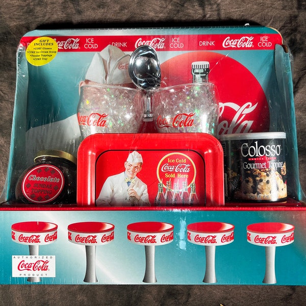 Vintage Coke Glasses Etsy