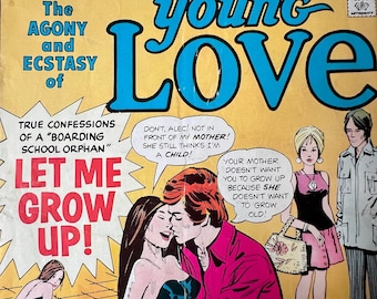 1975 Young Love Comic Book #117: “Let Me Grow Up” Romance Era