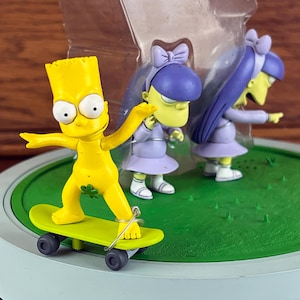 Vintage Simpsons Motorized Bart Action Figure: “Doodle Double Dare,” McFarlane Toys, Tested and Working