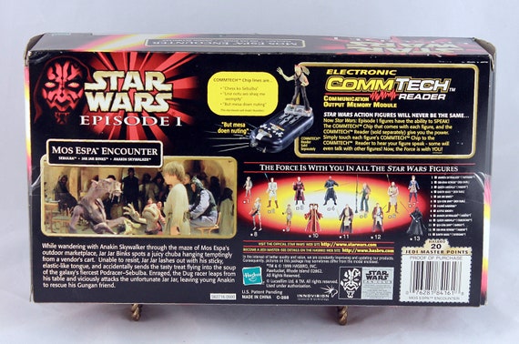 Vintage Star Wars Episode 1 Mos Espa Encounter Action Figures