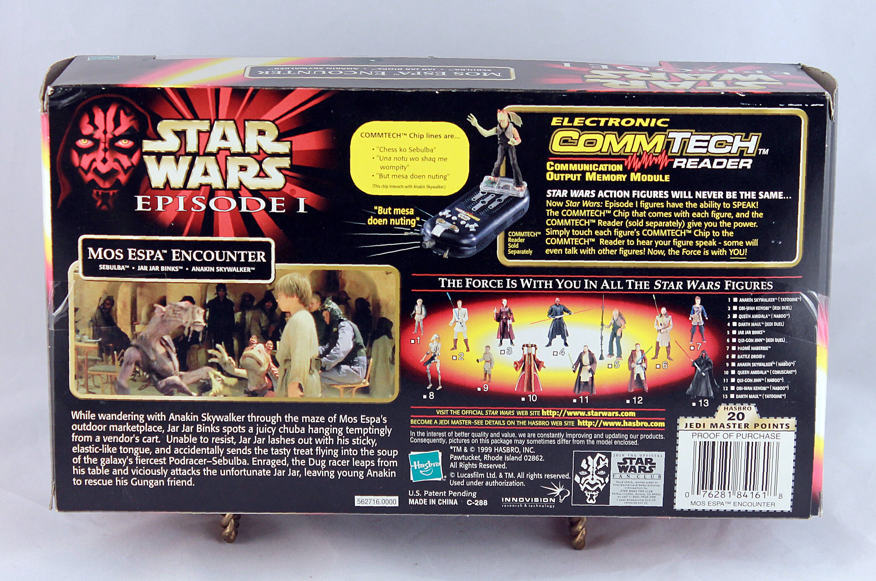 Vintage Star Wars Episode 1 Mos Espa Encounter Action Figures