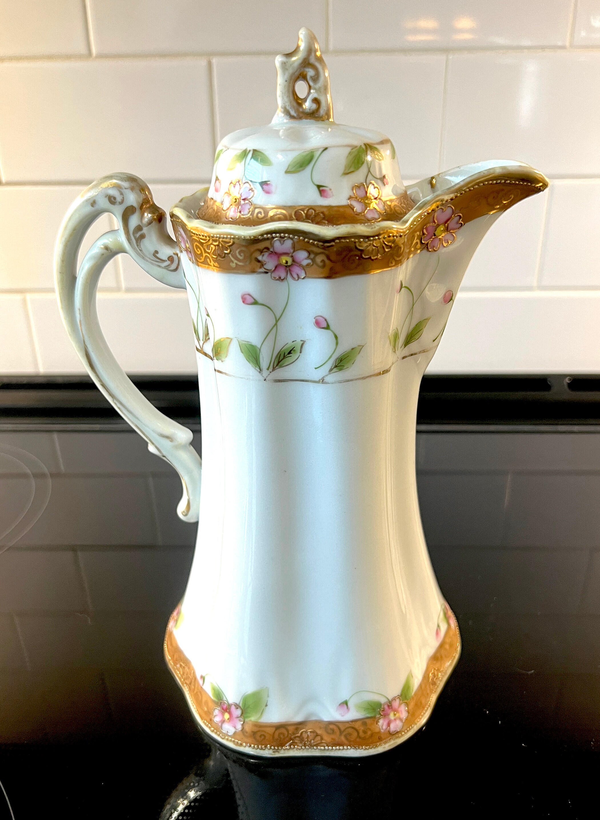 酒杯■コレクター所蔵品 古い染付唐草紋貫入盃（江戸期）古玩 唐物 時代物 骨董■ 江戸中期染付花と逆蛸唐草文7寸皿① 5客組 | 吉祥寺PukuPuku