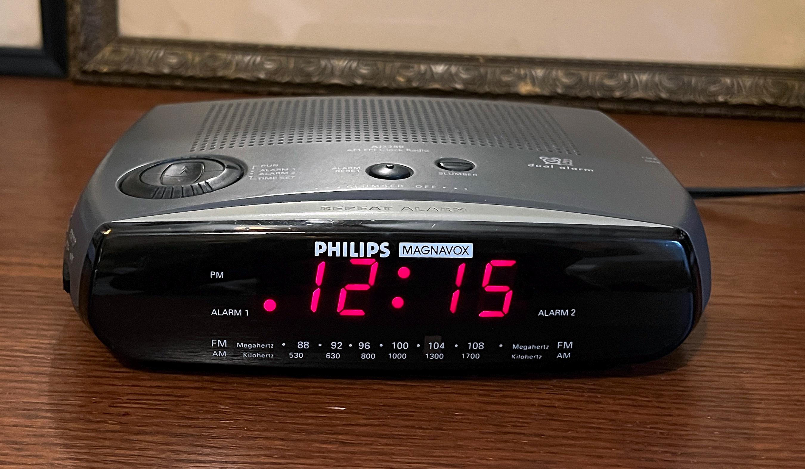 Philips Vintage Clock Radio - Etsy