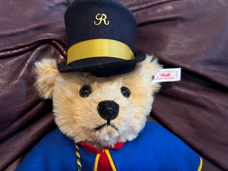 BIG SALE Steiff Teddy Bear heinrich the Postman Limited Edition, 15
