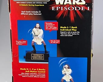 Star Wars Episode I Qui-gon Jinn Interactive Talking Bank, 1999