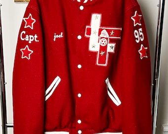 Achievement hunter varsity jacket deals