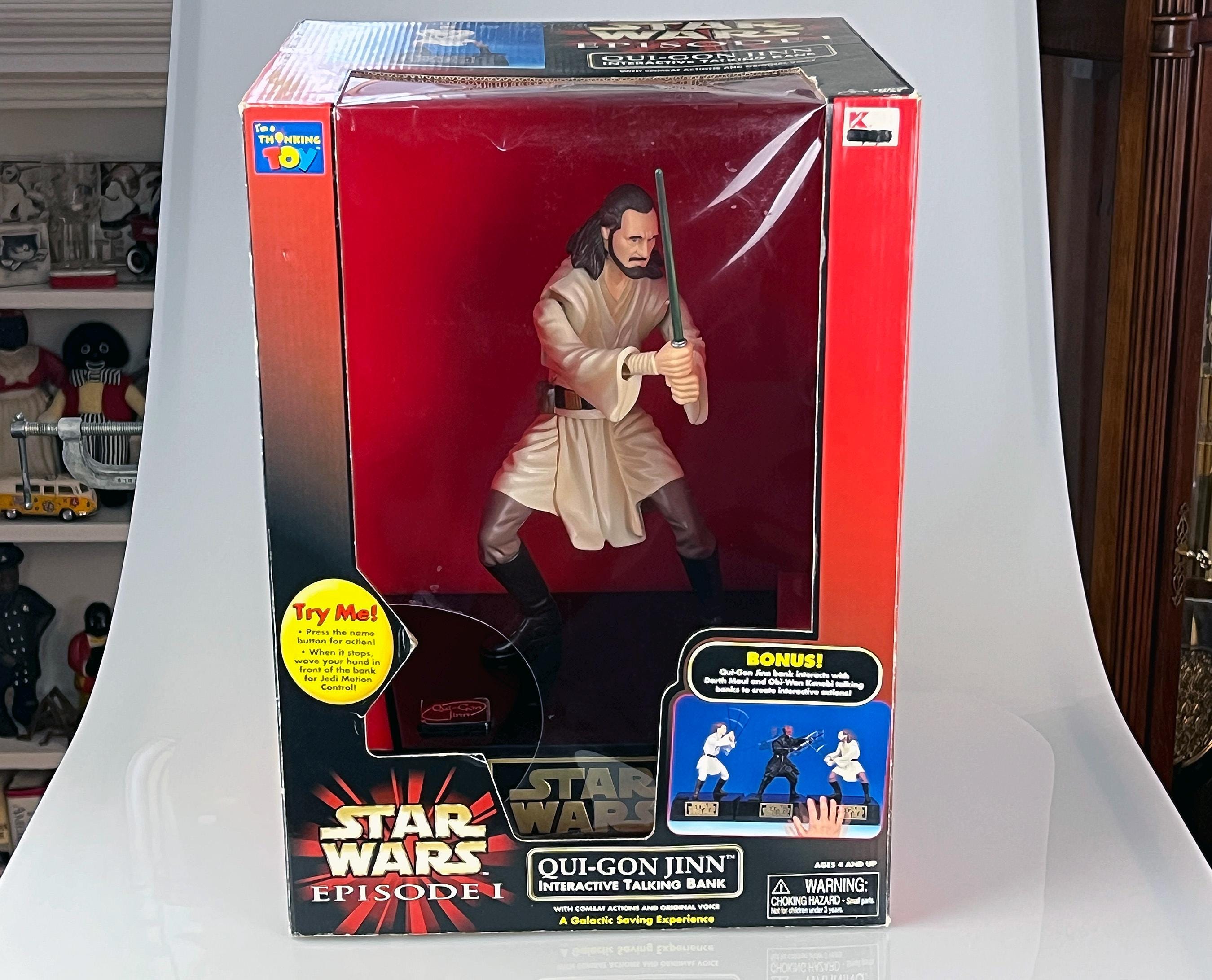 Star Wars Episode I Qui-gon Jinn Interactive Talking Bank, 1999