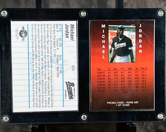 michael jordan rare air baseball card SALE! 1994 Michael Jordan Rare Air Rookie Baseball Promo Card & 1994 Michael  Jordan Birmingham Barons Rookie Baseball Card, Mint
