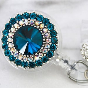 Id Badge Reel Crystal Badge Holder