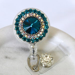 Id Badge Reel Crystal Badge Holder