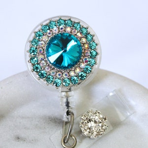 Id Badge Reel Crystal Badge Holder