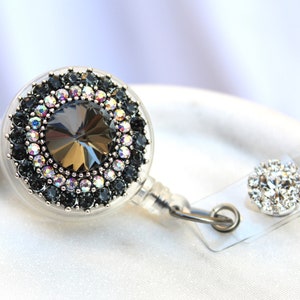 Id Badge Reel Crystal Badge Holder