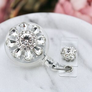 Id Badge Reel Crystal Badge Holder