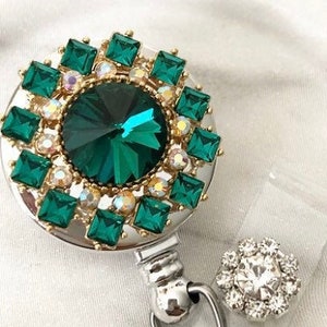 Id Badge Reel Crystal Badge Holder