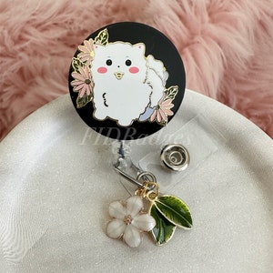 Snowball Retractable Id Badge Reel Holder Premium Hard Enamel