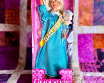 Vintage 1998 Graduation Barbie Doll • Special Edition Mattel Class of 1998 • NRFB Collectible Graduation Gift