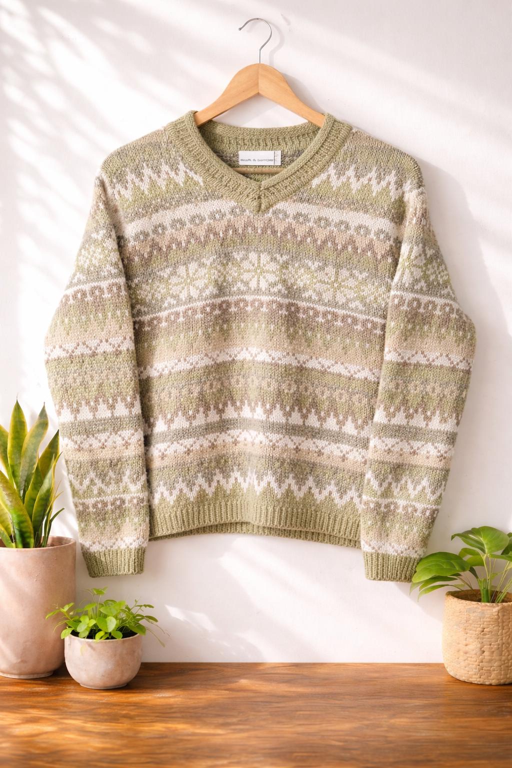 トップス 90s croft&barrow cotton knit sweater L 90s Croft&barrow cotton knit sweater | sui & shara