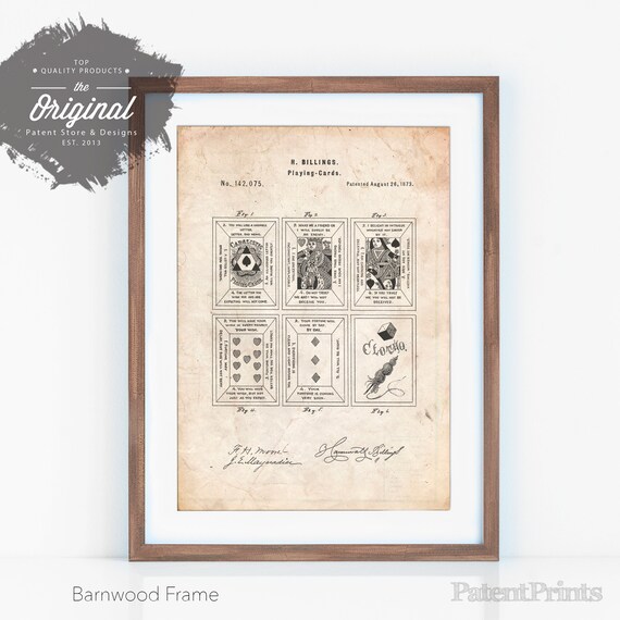 Fortune Telling Cards Patent Poster Game Room Wall Decor Fortune Teller Mystic Decor Unique Art Print Psychic Wall Art Pp1313