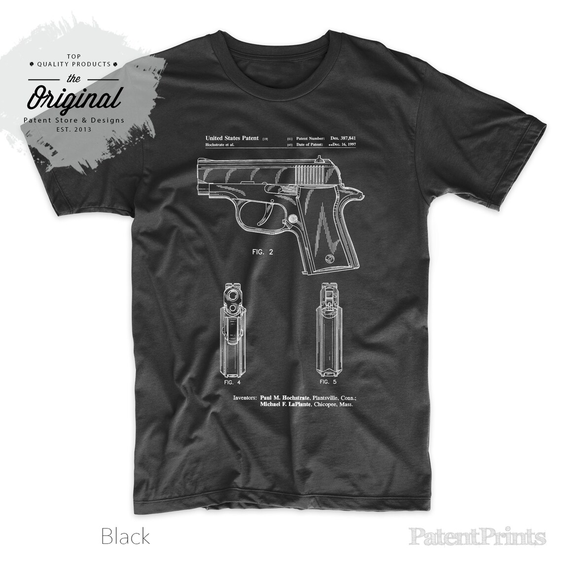 Sig Sauer P220 Pistol Patent T Shirt Gun Enthusiast Gun Etsy