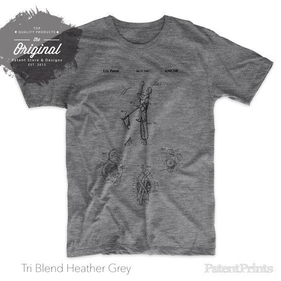 Rock Climbing Silent Partner Solo Belay Patent T Shirt Rock Etsy