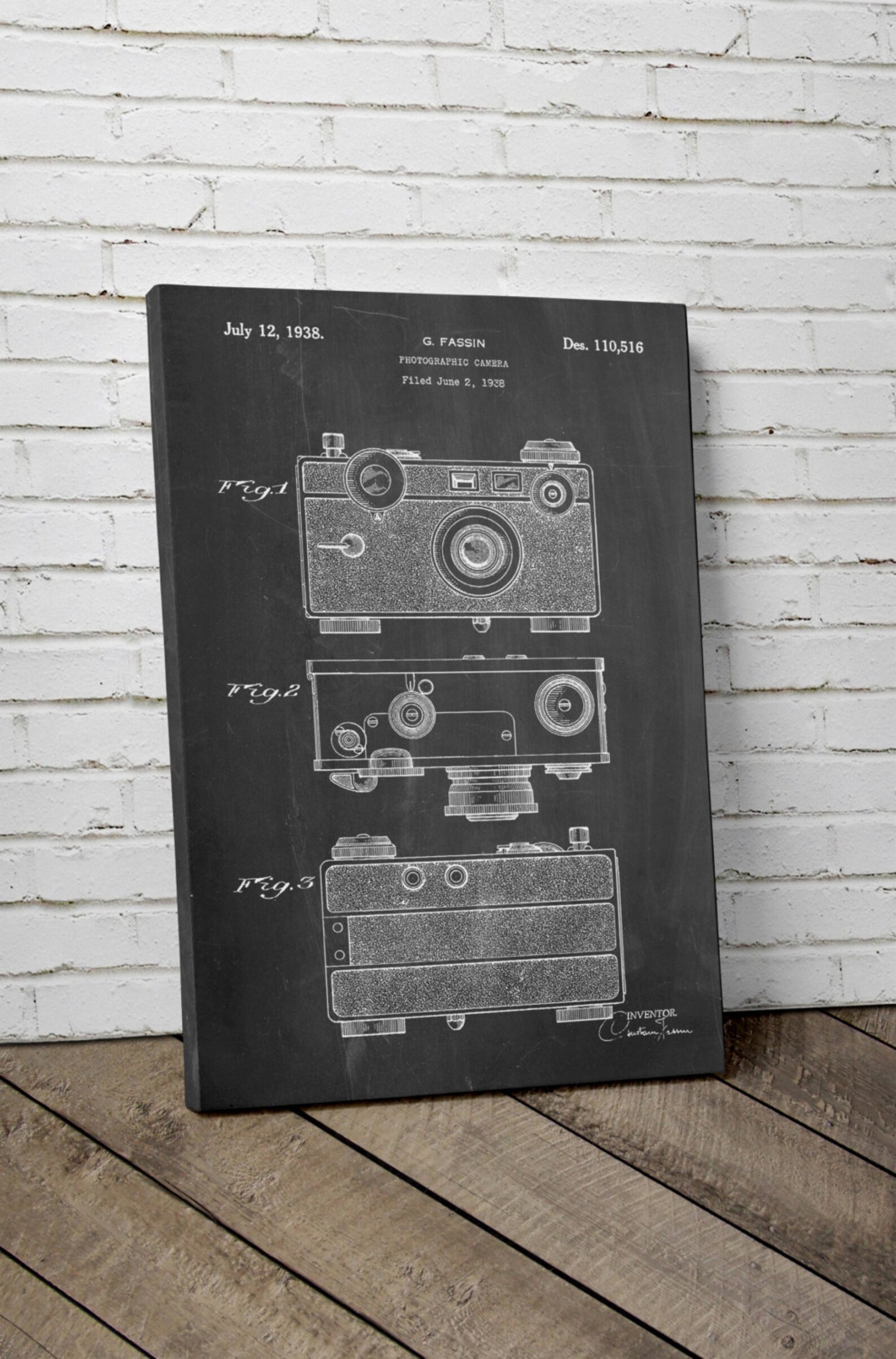 Camera Canvas Art Canvas Wall Decor Camera Canvas Etsy