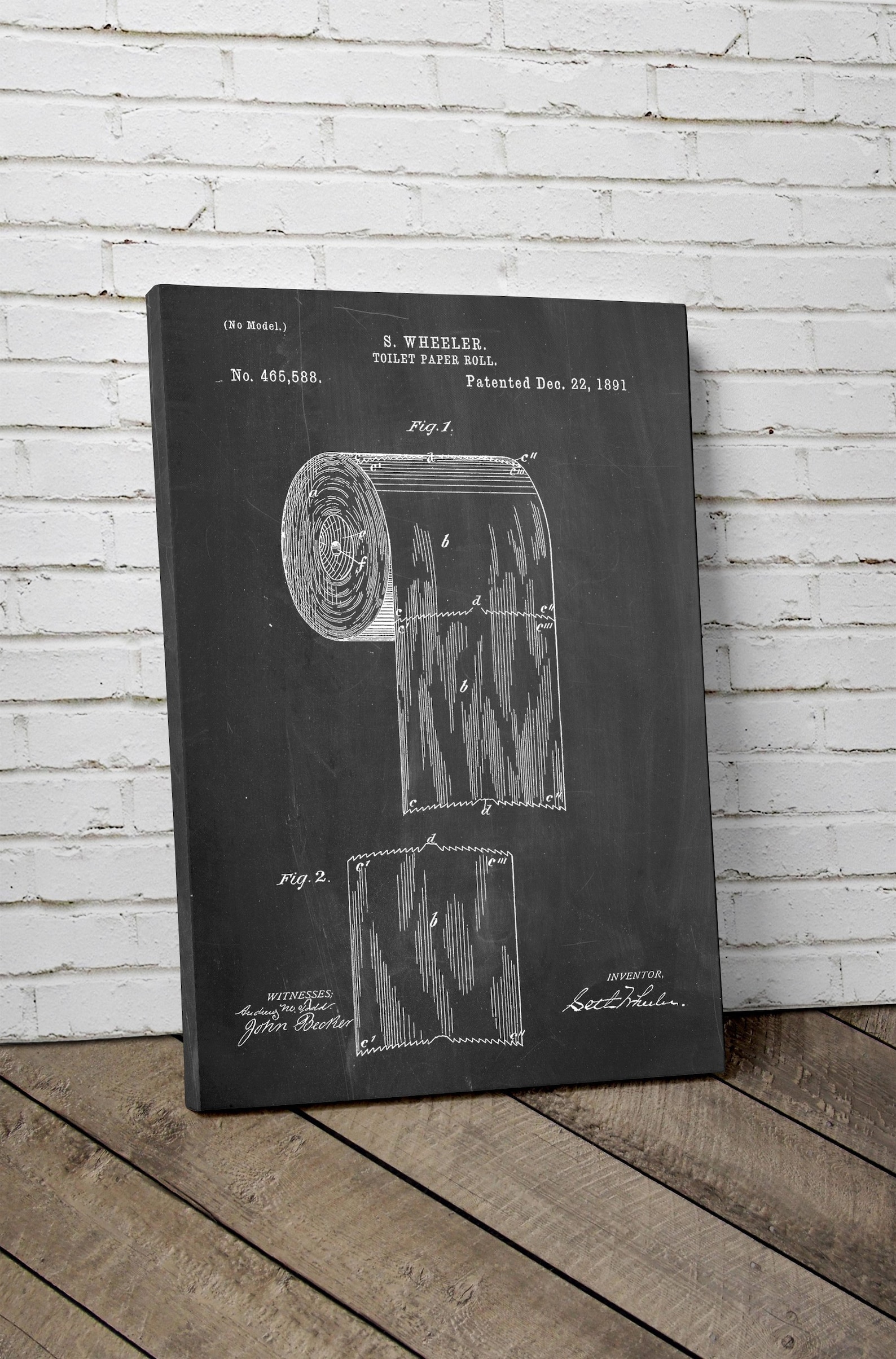 ballet slipper patent poster, ballerina gift, dance studio, ballet shoe, ballerina artwork, pp0267