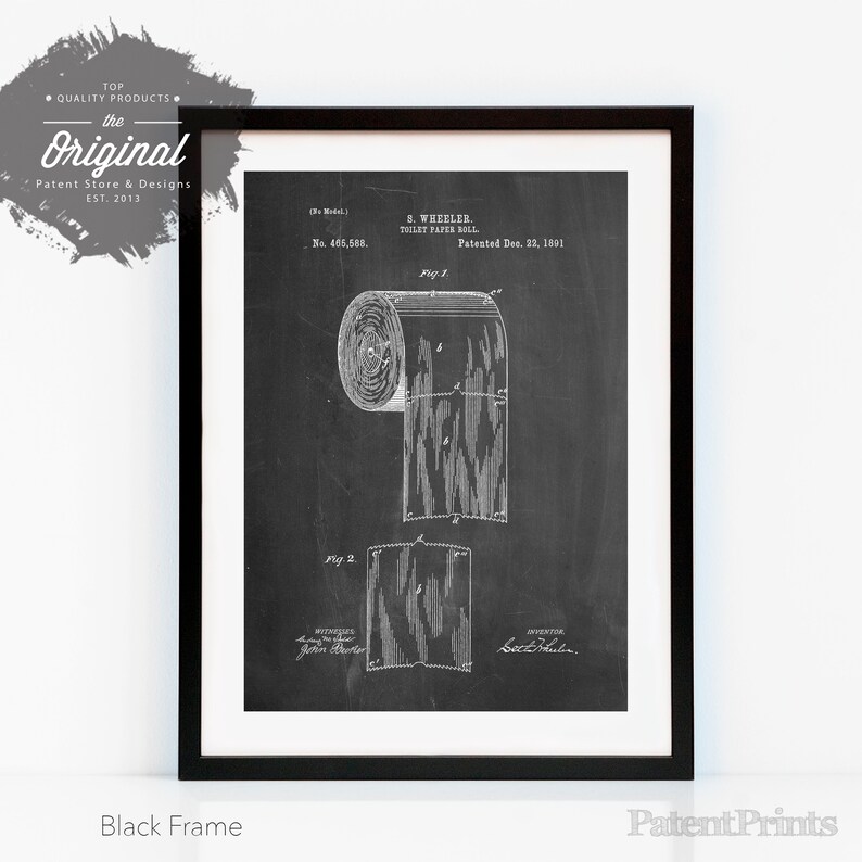 Toilet Paper Art Bathroom Wall Decor Poster Restroom Pp0053 Z1016 - Bathroom Wall Decorations Toilet Paper Art Bathroom Wall Decor Poster Restroom Pp0053 Z1016 - Bathroom Wall Decorations