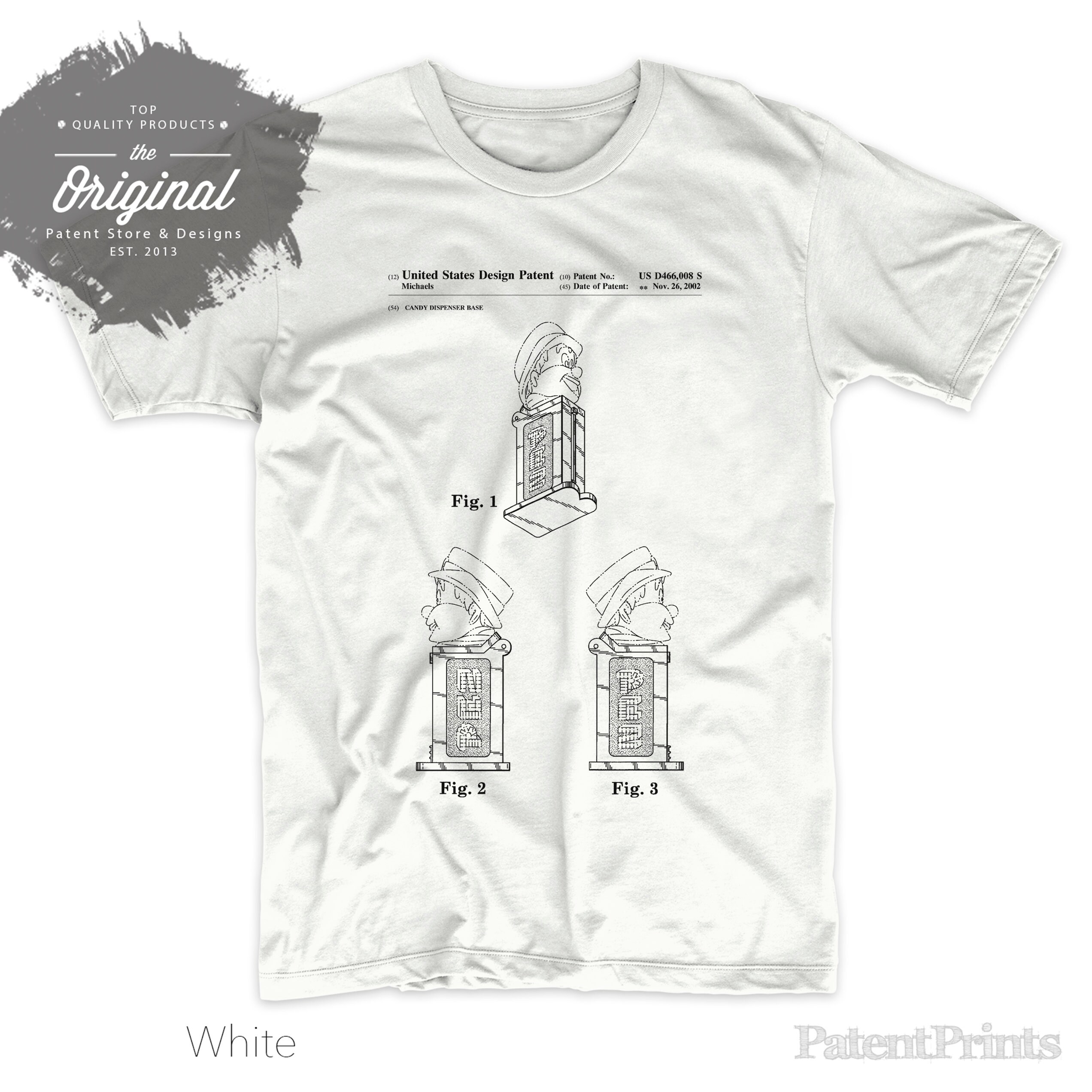 PEZ Dispenser Patent T Shirt Retro Candy Carnival Shirt Etsy