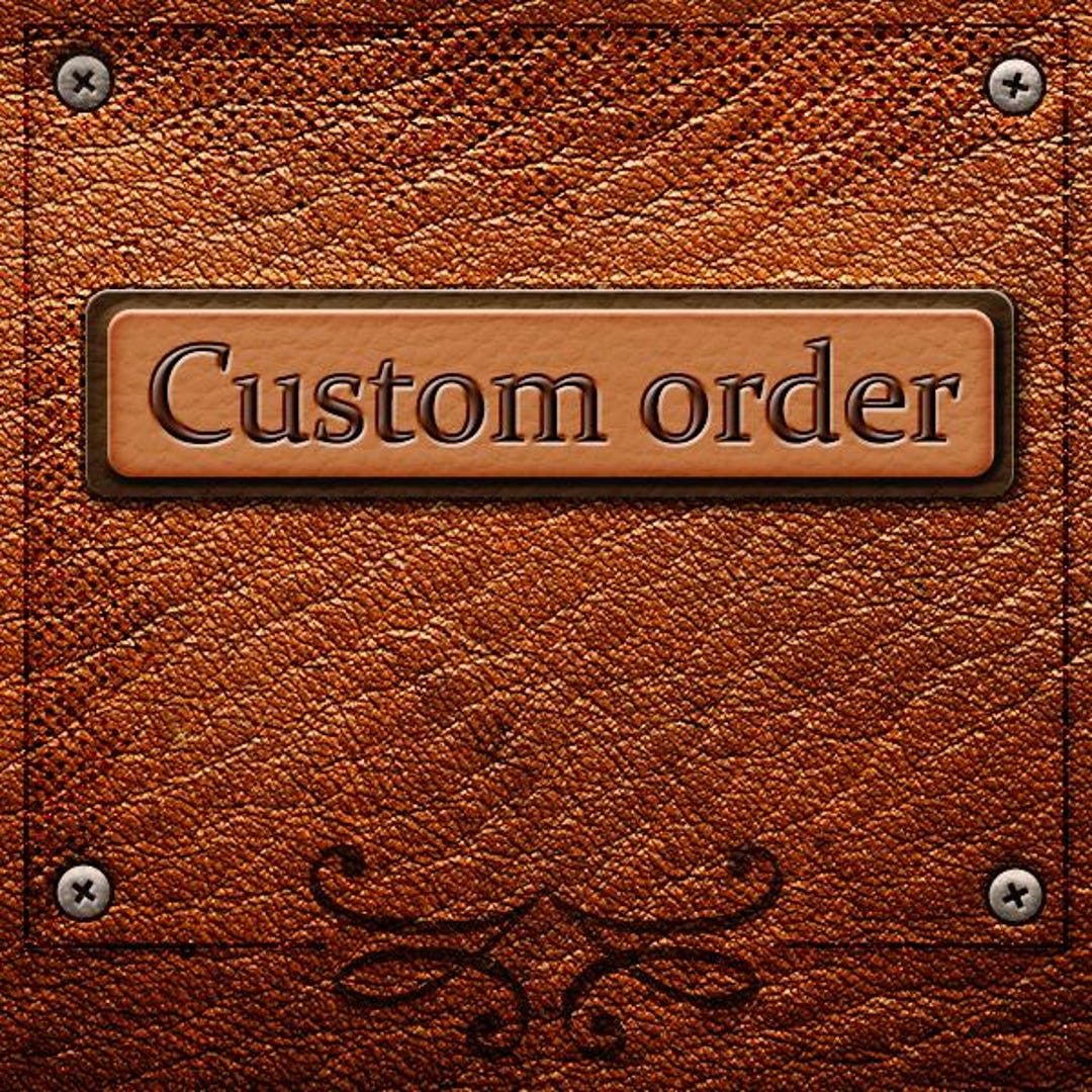 Extra Lettering for Handmade Custom Leather Gifts - Etsy