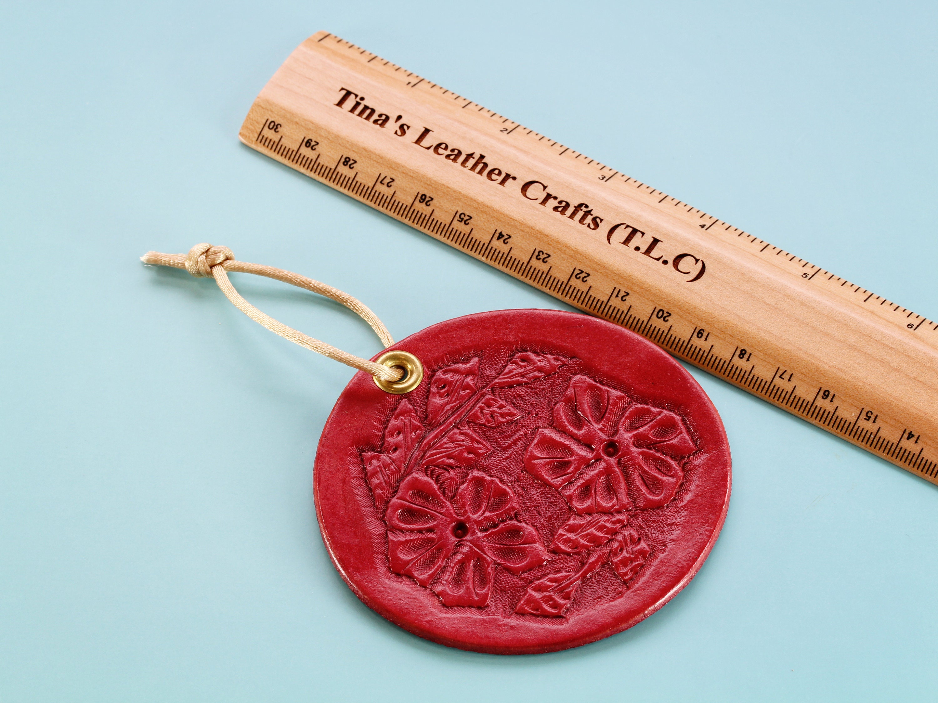 Wall Hanging Leather Wall Decoration Hand Carved Leather Etsy