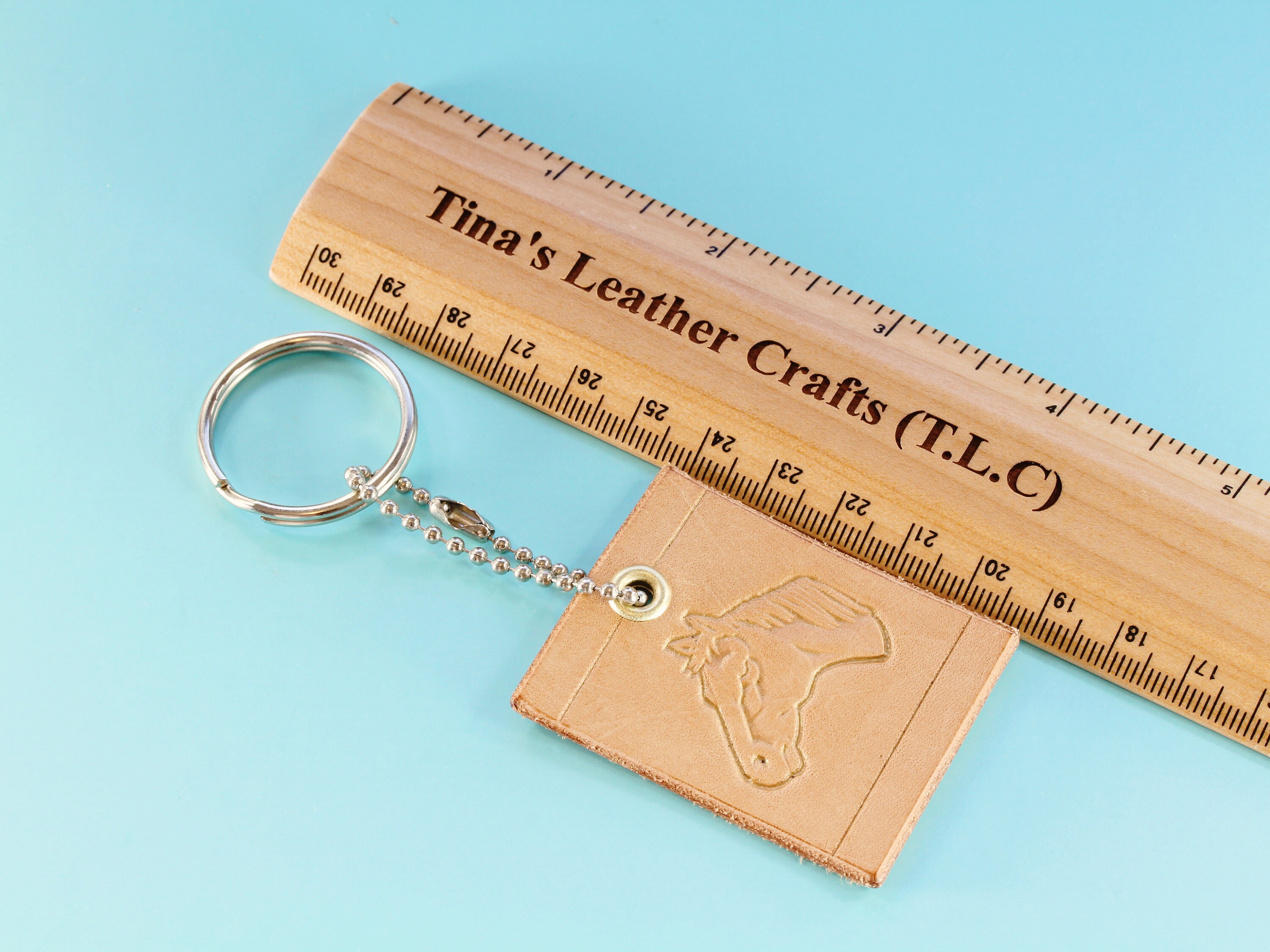 Horse Keychain Handmade Leather Keyring Horses Head Keyring Etsy