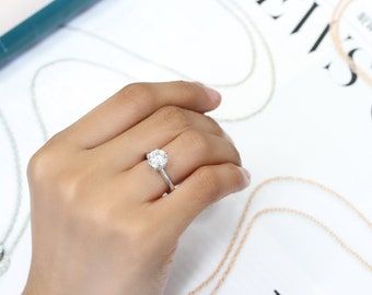 Fake Diamond Ring Etsy