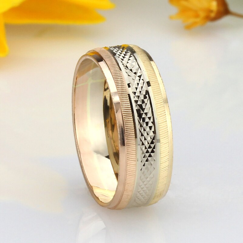 Tri Color Rings - Etsy